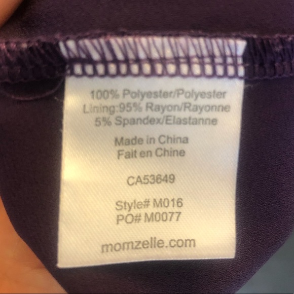 Purple Nursing Momzelle Tank Top - Picture 4 of 5